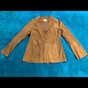 Kos Suede Lightweight Back Slits Jacket